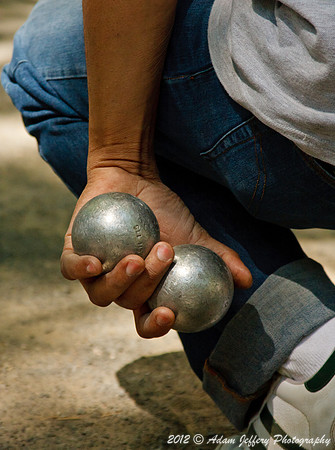 Petanque balls
