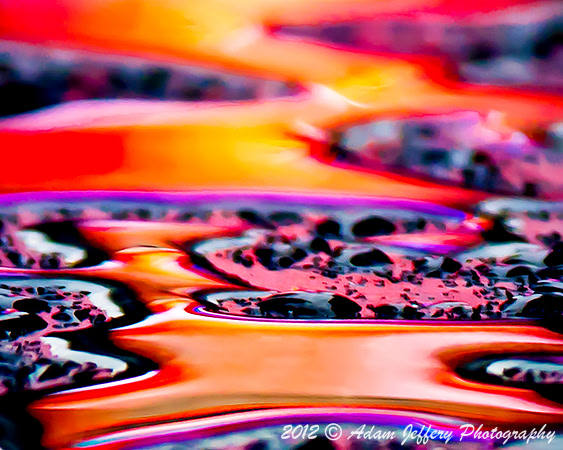 Times Square Water Reflection Macro 2
