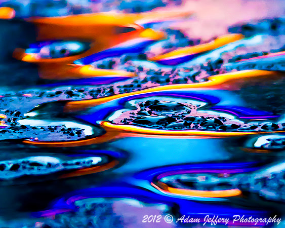 Times Square Water Color Macro 1