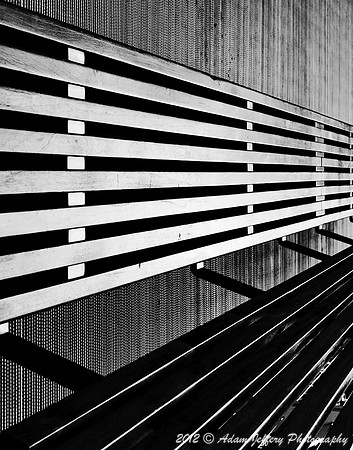 High Line Park Bench Abstract