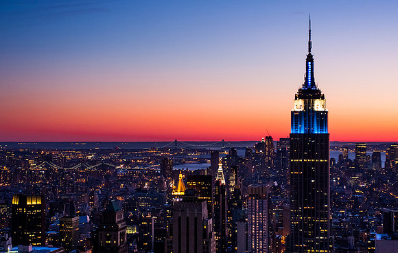 NYC Empire Dusk