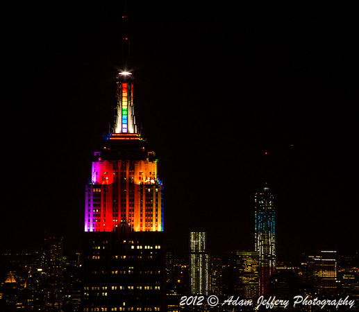 Empire State Building and Freedom Tower Colors