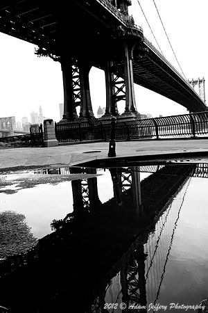 Manhattan Bridge Reflection