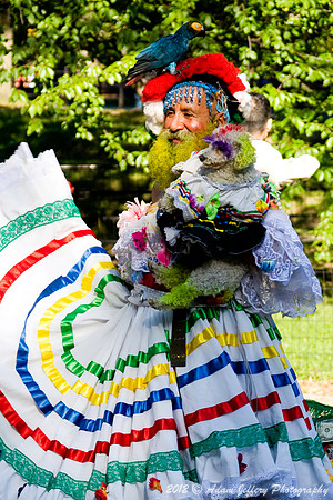 Bird Man with Dog