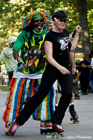 Roller Disco in Central Park