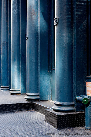 Blue Columns